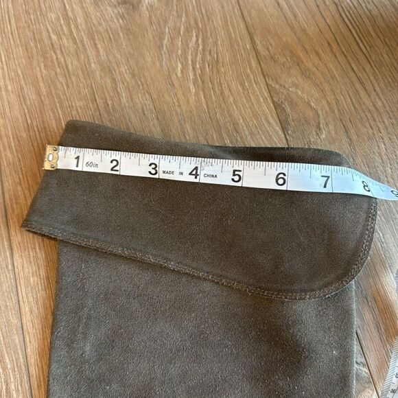 FRYE SUEDE LUCINA SLOUCH BOOT SIZE 7 KNEE HIGH OR OVER THE KNEE EEEUC - Picture 13 of 13